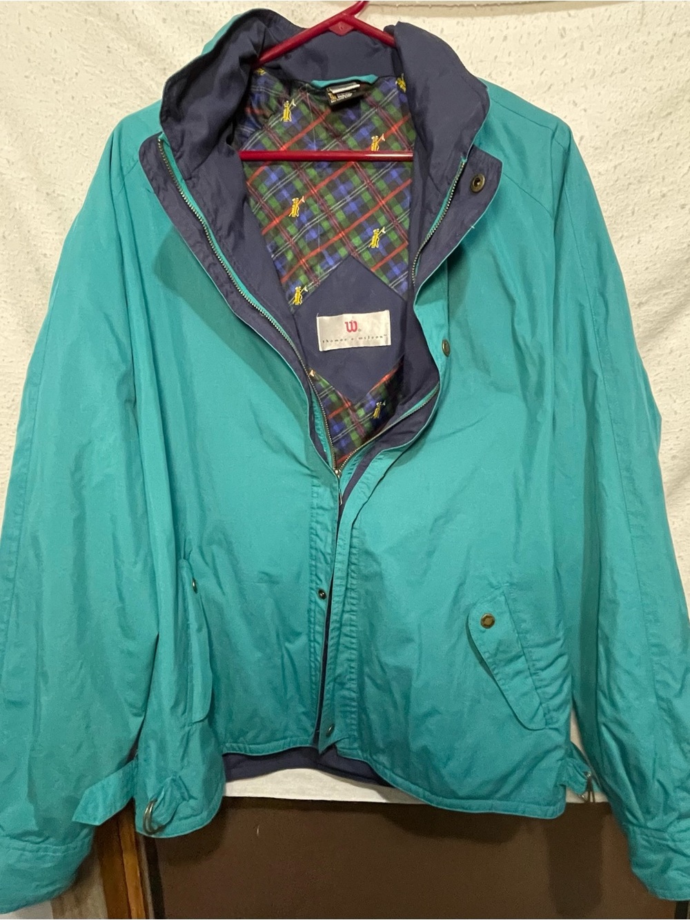 Wilson Teal goretex golf theme inside lining Jacket - Coat